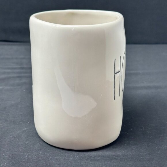 Rae Dunn HONEY Mug Ceramic Large Coffee Cup Magenta LL Farmhouse Gift White New - Picture 6 of 6